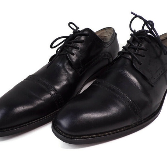 Vince Camuto Mens Leather Cap-Toe Oxfords MS1635 main image 5